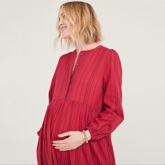 Hatch Katana Dress Red/Plum Stripe Pink Size 0 XS/S 0-2 NWT - Picture 9 of 12